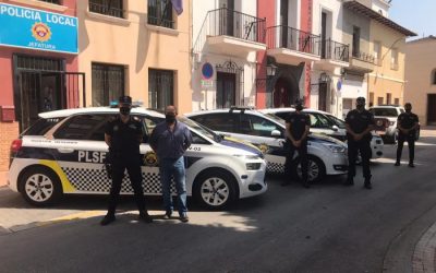 El Ayuntamiento de San Fulgencio incorpora tres nuevos vehículos al parque móvil de su Policía Local