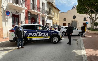 La Policía Local de San Fulgencio evita dos robos en la urbanización Marina y la zona comercial del Sector VIII