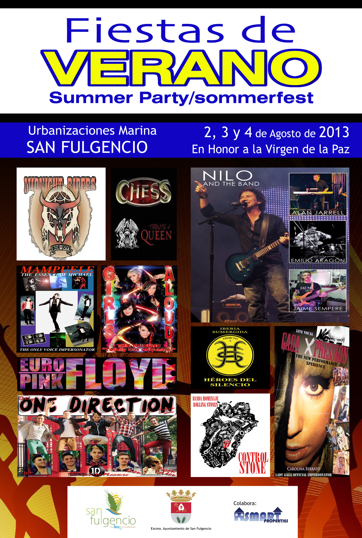 Cartel de las Fiestas de Verano 2013