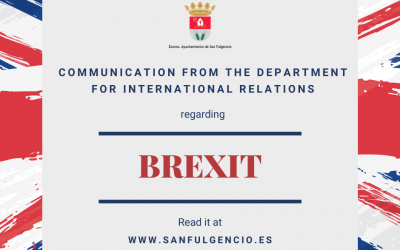 Communication from the Department for International Relations regarding Brexit