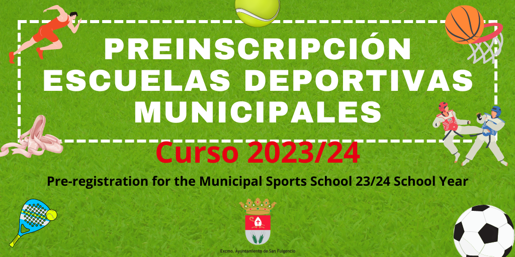 Preinscripción Escuelas Deportivas Municipales 2023/2024