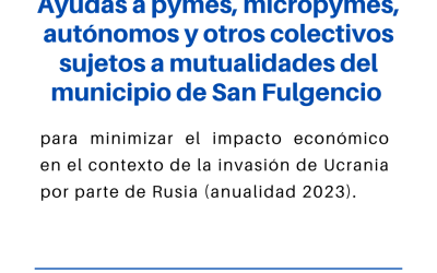 Convocatoria de ayudas para minimizar el impacto económico sobre pymes, micropymes y pequeños empresarios (2023)